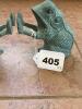 Pair of Cast Metal Frog Bookends - 7