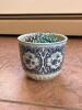 Frankton Delfts Blue and White Ceramic Planter with Decorative Contents