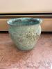 Lightweight Verdigris Finish Embossed Cachepot Planter