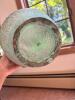 Lightweight Verdigris Finish Embossed Cachepot Planter - 3
