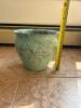 Lightweight Verdigris Finish Embossed Cachepot Planter - 5