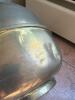 Pair of Brass Tone Metal Decorative Vases - 5