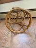 Pair of Woven Rattan Round Stools - 5