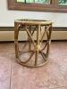 Pair of Woven Rattan Round Stools - 6