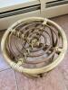 Pair of Woven Rattan Round Stools - 7