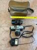 Minolta SRT 100 Camera Lot with Lenses, Flash and Case - 16