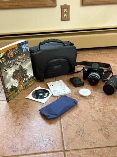 Sony Alpha DSLR-A290 Camera Kit with Accessories and Photography Book