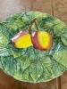 Set of Four Horchow Italian Majolica Style Fruit Wall Plates - 2