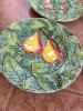 Set of Four Horchow Italian Majolica Style Fruit Wall Plates - 3
