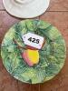 Set of Four Horchow Italian Majolica Style Fruit Wall Plates - 9