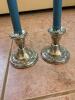Pair of Gorham Sterling 1129 Candle Holders - 2