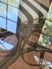 Wrought Iron Glass Top Table with Five Chairs - 4