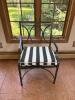Wrought Iron Glass Top Table with Five Chairs - 8