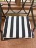 Wrought Iron Glass Top Table with Five Chairs - 9