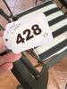 Wrought Iron Glass Top Table with Five Chairs - 22