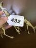 Pair of Brass Deer Figurines - 7