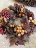 Pair of Decorative Pine Cone Wreaths - 4