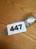 Ornate Silver Serving Scoop 800 Standard - 5