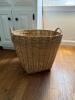 Woven Wicker Basket with Handles