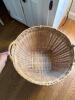 Woven Wicker Basket with Handles - 2