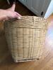 Woven Wicker Basket with Handles - 3