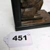 Pair of Don Quijote de la Mancha Carved Wood Bookends - 5