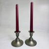 Pair of Preisner Pewter Candlestick Holders