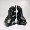 Pair of Black Marble Bookends
