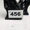 Pair of Black Marble Bookends - 5