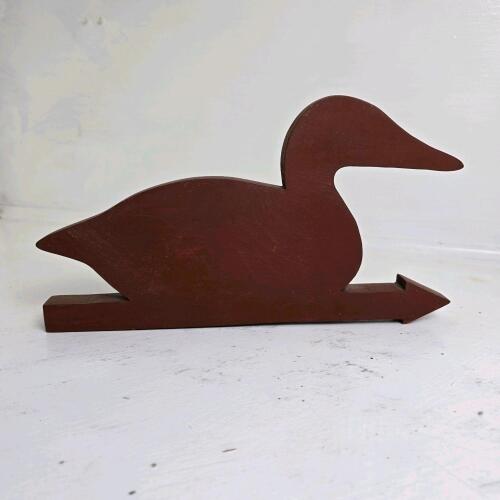 Wooden Duck Silhouette Wall Decor