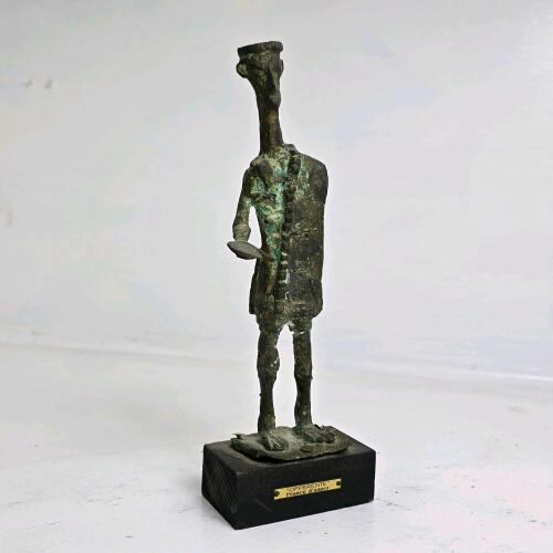 Franco d'Aspro "Offerente" Bronze Sculpture
