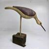 Carved Wooden Shorebird Decoy