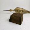 Carved Wooden Shorebird Decoy - 4