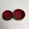 Small Lidded Wooden Trinket Box with Bird Motif - 3