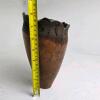Coast Live Oak Natural Edge Wooden Vase, Signed Jacques Blumer - 4