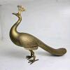 Gold-Toned Metal Peacock Figurine