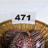 Three Decorated Eggs in Woven Basket - 4