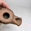 Antique Terracotta Oil Lamp - 3
