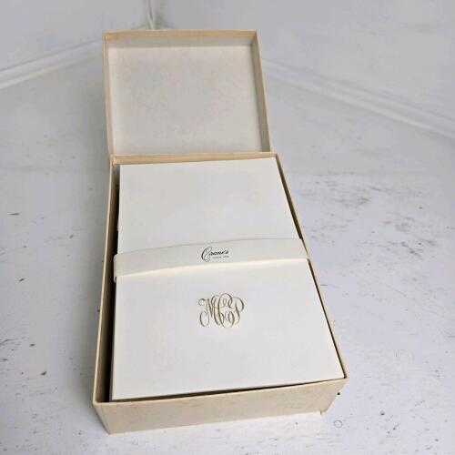 Crane's Monogrammed Stationery Set
