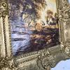 Framed Landscape Wall Art with Ornate Gold Toned Frame, 12"x13" - 3