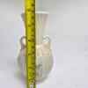 Belleek Ireland Shamrock Porcelain Vase - 4