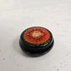 Small Russian Lacquer Trinket Box with Khokhloma Floral Design