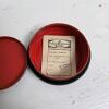 Small Russian Lacquer Trinket Box with Khokhloma Floral Design - 2