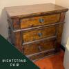 Southern Pines William Mangum Nightstand Pair, with Built-in Power Strip