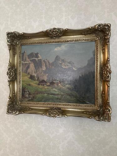 25"x21" Framed Oil Painting