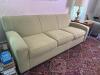 Sage Green Upholstered Three-Seat Sofa - 2