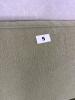 Sage Green Upholstered Three-Seat Sofa - 9
