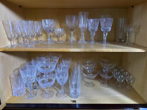 Assorted Stemware Glass Collection