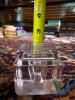 Clear Glass Square Inkwell with Lid - 2
