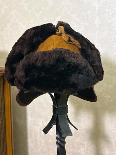 North King Brown Shearling Trapper Hat